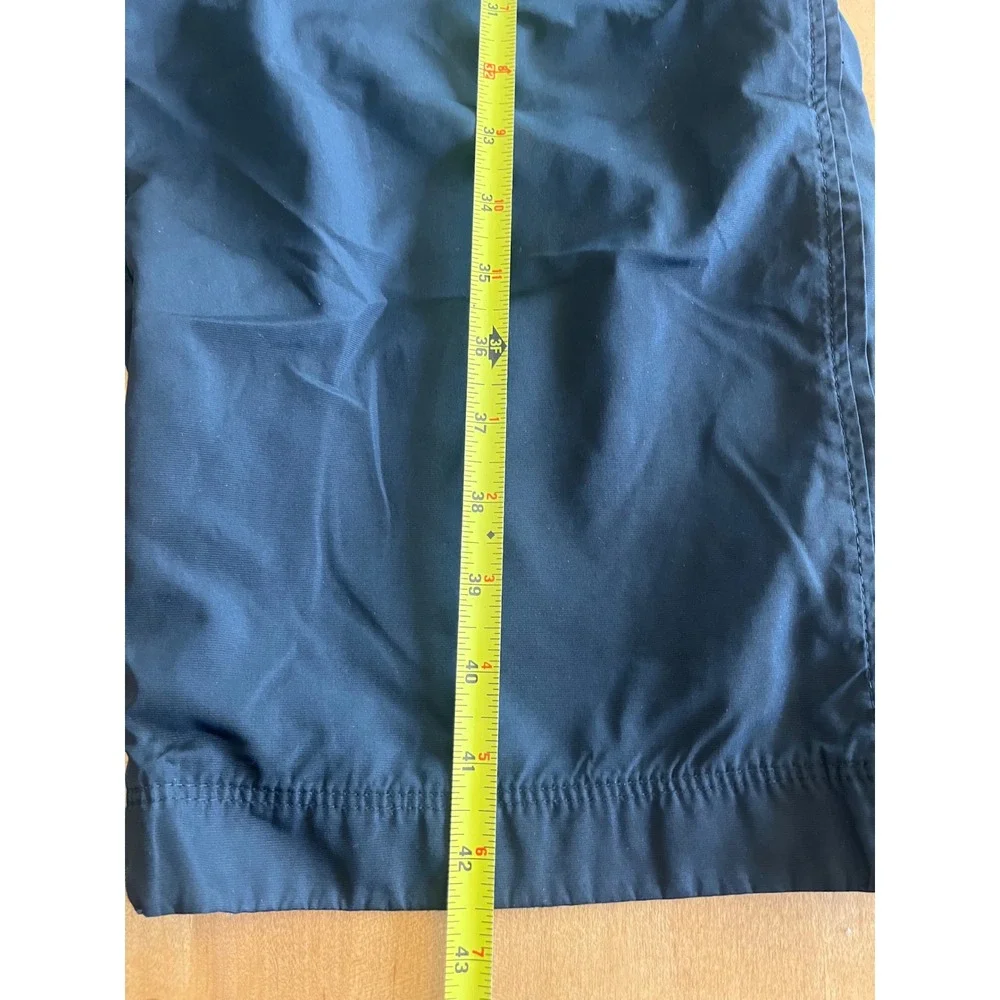 Nike Mens Track Pants Black Mesh Lined Elastic Waist Athletic Swoosh XXL Zip Leg